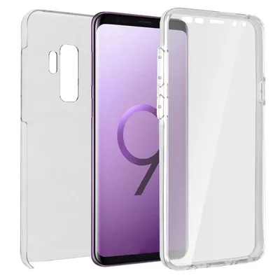 Avizar Doppelte transparente Silikonhülle für Samsung Galaxy S9 Plus