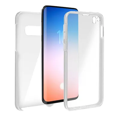 Avizar Transparente Doppel-Silikonhülle für Samsung Galaxy S10e