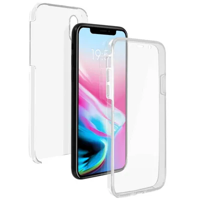 Avizar Doppelte transparente Hülle für iPhone X/XS