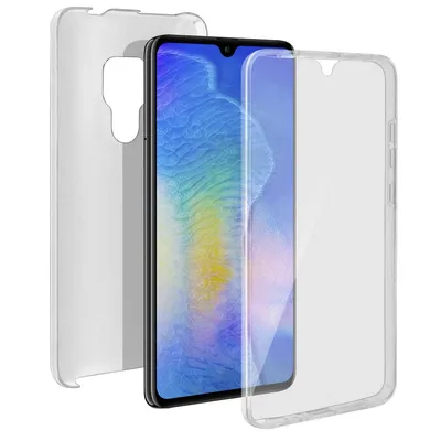 Avizar Transparente Doppel-Silikonhülle für Huawei Mate 20