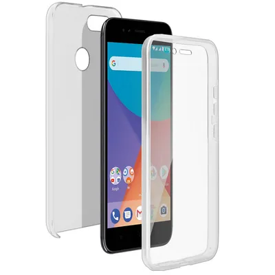 Avizar Doppelte transparente Hülle für Xiaomi Mi A1