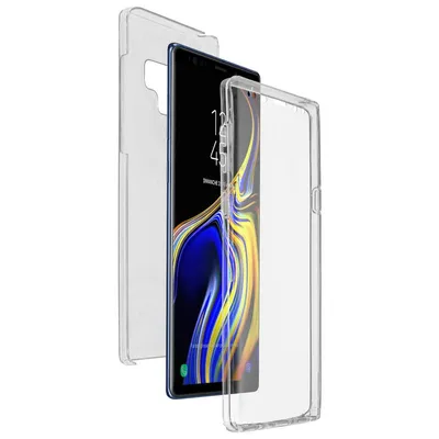 Avizar Transparente Silikonhülle Vorder- und Rückseite für Samsung Galaxy Note 9