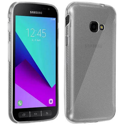 Avizar Ultradünne transparente flexible Silikon-Schutzhülle für Samsung Galaxy Xcover 4