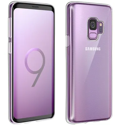 Avizar Transparente, ultradünne, flexible Silikonhülle für Samsung Galaxy S9