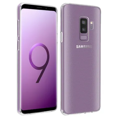 Avizar Transparente, ultradünne, flexible Silikonhülle für Samsung Galaxy S9 Plus