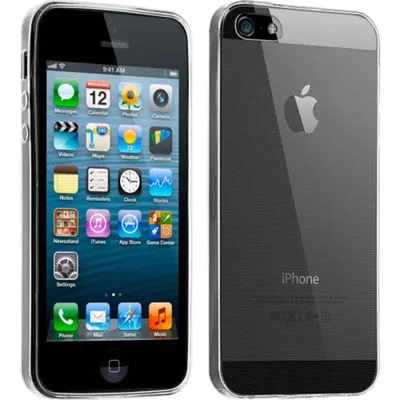 Avizar Ultradünne, flexible, transparente Silikon-Schutzhülle für iPhone 5 / iPhone 5S / iPhone SE
