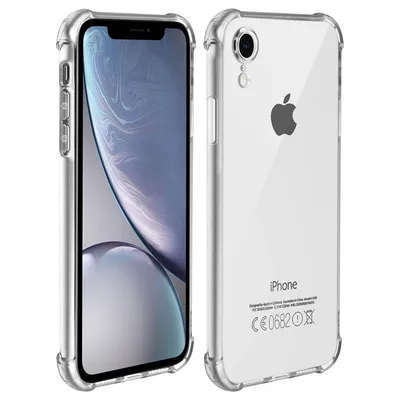 Avizar Transparente, verstärkte Silikonhülle für Apple iPhone XR