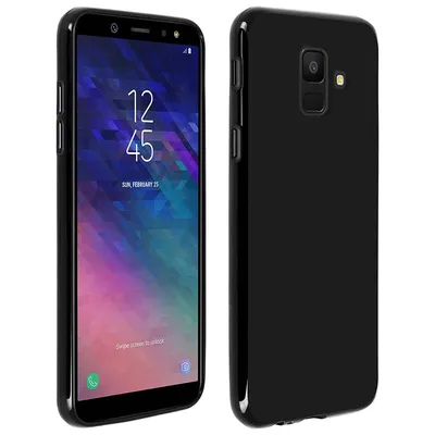 Avizar Flexible Silikon-Anti-Fingerabdruck-Schutzhülle für Samsung Galaxy A6