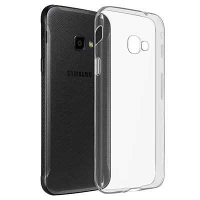 Avizar Flexible Silikon-Schutzhülle Anti-Fingerabdruck halbtransparent für Samsung Galaxy Xcover 4