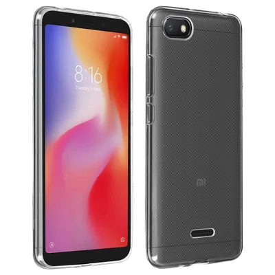 Avizar Transparente Silikonhülle für Xiaomi Redmi 6A
