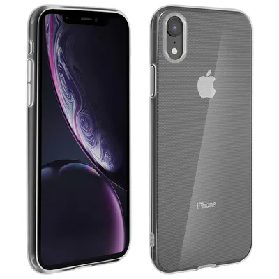 Avizar Transparente Flexible Silikonhülle für Apple iPhone XR