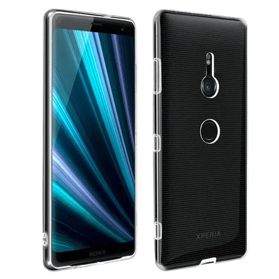 Avizar Flexible transparente Silikonhülle für Sony Xperia XZ3