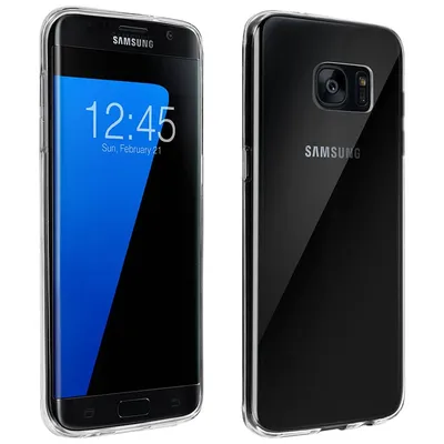Aviar Ultradünne transparente Silikon-Schutzhülle für Samsung Galaxy S7 Edge