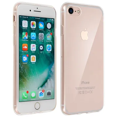 Avizar Transparente, ultradünne Silikon-Schutzhülle für iPhone 7 / iPhone 8