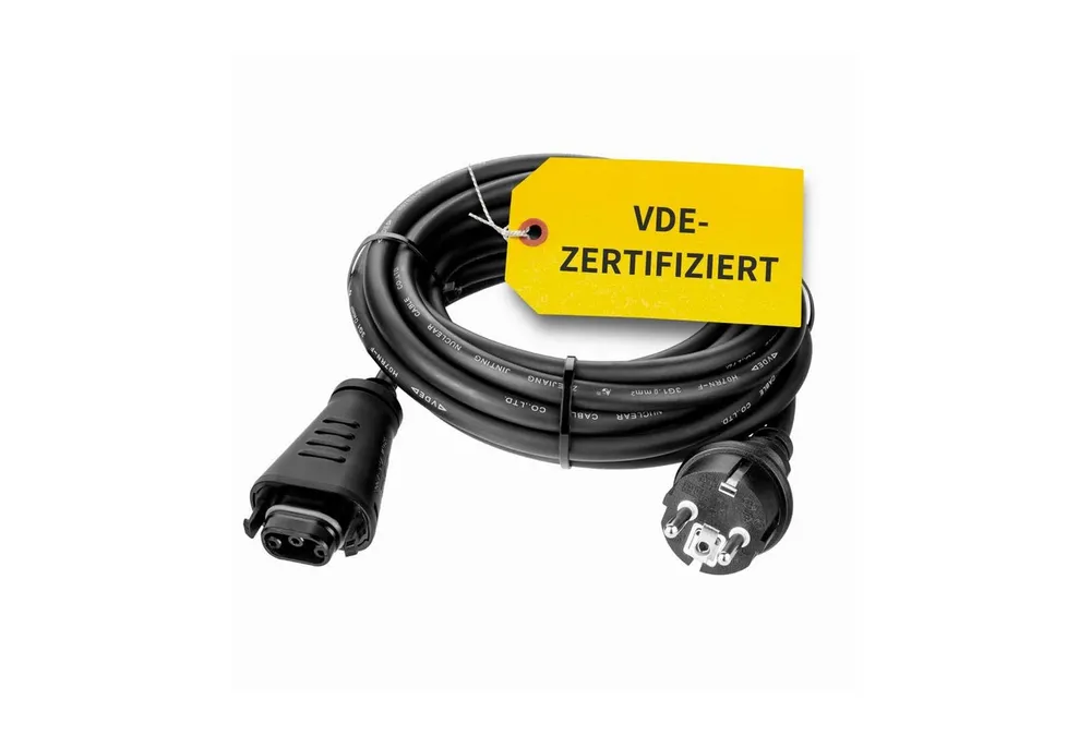 avoltik Betteri Kabel Schuko mit Hoymiles Stecker 3-15m Solar Steckdose Netz Solarkabel, (1500 cm), Netz-Anschlussleitung mit Hoymiles Stecker auf Schuko-Steckdose.