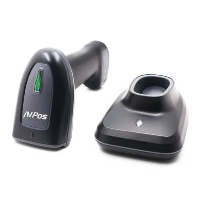 AVPos BT230 1D/2D Bluetooth-USB-Scanner mit 2000 mAh Akku und Fallschutz
