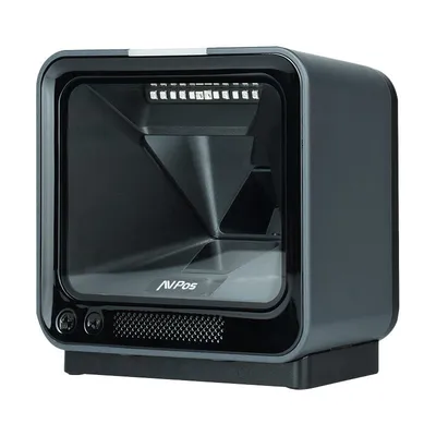 AVPos BP760 Fester CMOS 1D/2D USB-Barcodeleser mit Fallschutz, Schwarz