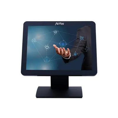 Monitor AVPos -T15 15" 1024x768 XGA Kapazitiv VGA Monitor Schwarz