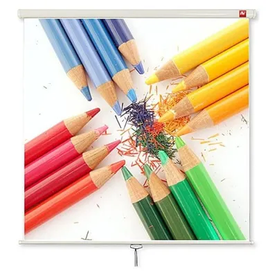 Projektionsleinwand Avtek Wall 175 Manuell 175 cm 16:10 Weiß matt