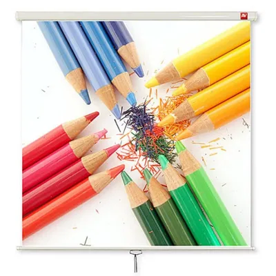 Projektionsleinwand Avtek Wall 175 Manuell 175 cm 16:10 Weiß matt