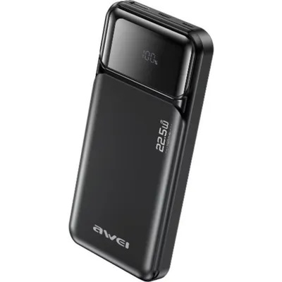 Powerbank Awei PA-90 10.000 mAh 22,5W Fast Charge USB-A/USB-C Schwarz