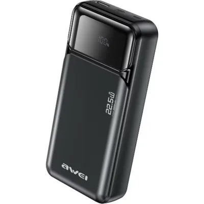 Powerbank Awei PA-92 20000 mAh Schnellladen 22.5W Schwarz