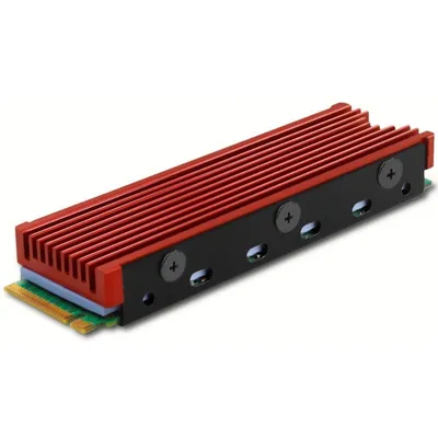 Axagon Clr-m2 Passiver Kühlkörper für M.2 2280 SSD Rot