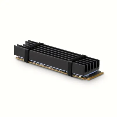 Axagon Clr-m2l10 Passiver Kühlkörper – M.2 SSD, 80 mm SSD, Alu, Silikon-Thermopads, Höhe 10 mm