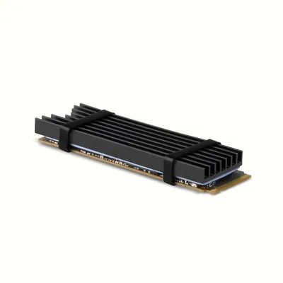 Axagon Clr-m2l6 Passiver Kühlkörper – M.2 SSD, 80 mm SSD, Alu, Silikon-Thermopads, Höhe 6 mm