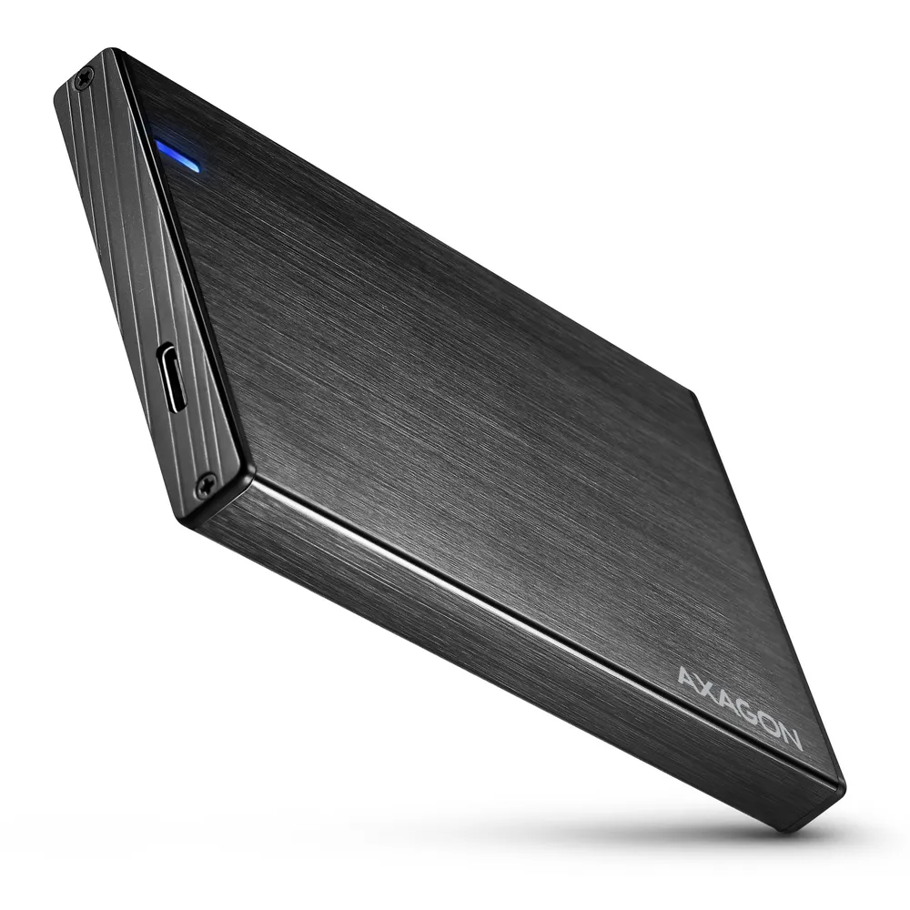 Externe Box Axagon EE25-XA6C 2.5 Zoll Aluminium Schwarz USB-C UASP