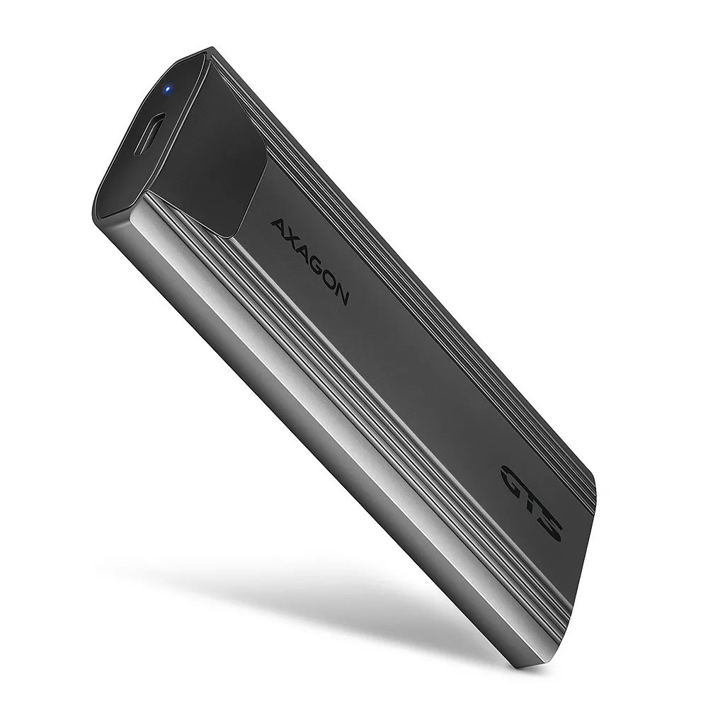 Axagon Eem2-gts2 USB-C 3.2 Gen2 SSD-Box – M.2 Nvme SSD dünn