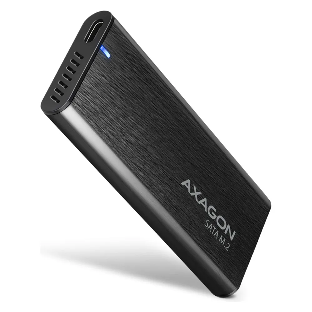 Axagon EEM2-SBC externes Gehäuse für M.2 SSDs USB-C 3.2 Gen 2