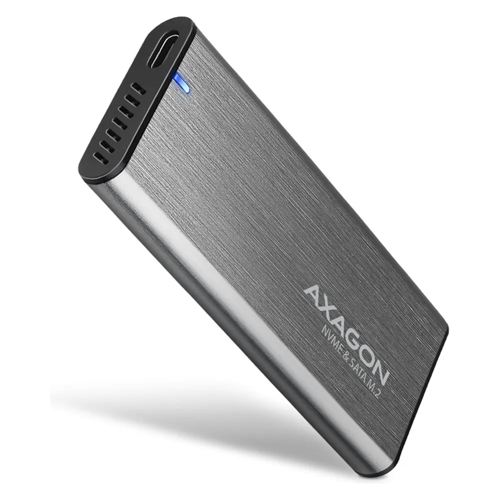 Axagon EEM2-SG2 externes Gehäuse für M.2 SSDs USB-C 3.2 Gen 2