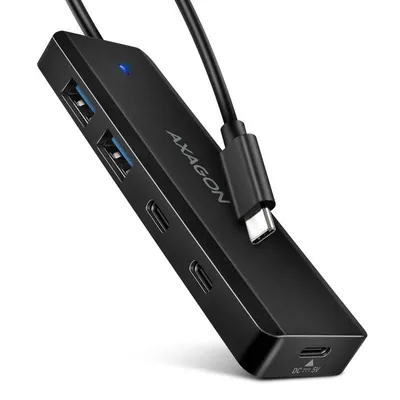 Hub Axagon 4 Ports 5000 Mbit/s Modell HUE-C2C mit tragbarer Ladefunktion
