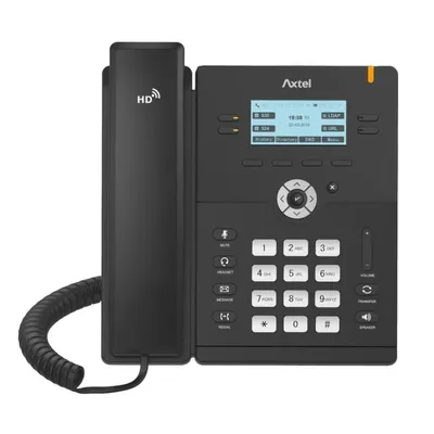 IP-Telefon Axtel AX-300G Schwarz 4 Leitungen Gigabit Ethernet PoE