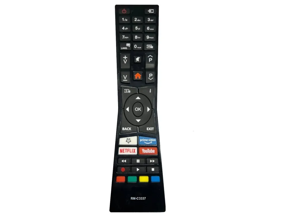 azurano Ersatz für JVC RM-C3337, RCA243100P, 30102234, VESTEL Universal-Smart-TV-Fernbedienung