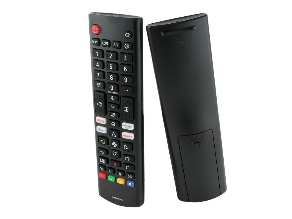 azurano Ersatz für LG AKB76037605, AKB76040301 Universal-Smart-TV-Fernbedienung (Streaming-Tasten)