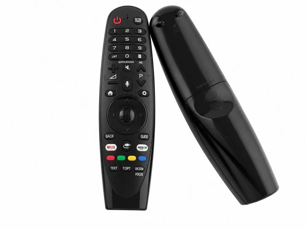 azurano Ersatz für LG AN-MR18BA, AKB75855501, AKB75455301, AGF79298801 Universal-Smart-TV-Fernbedienung (Bluetooth, Sprachsteuerung, Mausfunktion, Streaming-Tasten)