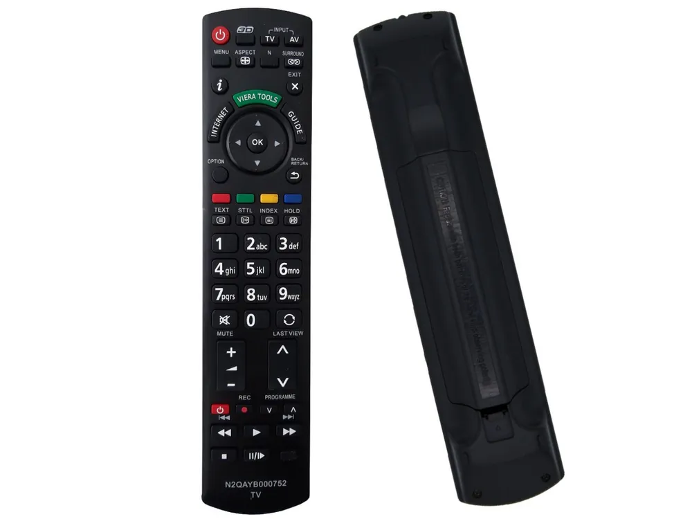 azurano Ersatz für PANASONIC N2QAYB000752 Universal-Smart-TV-Fernbedienung