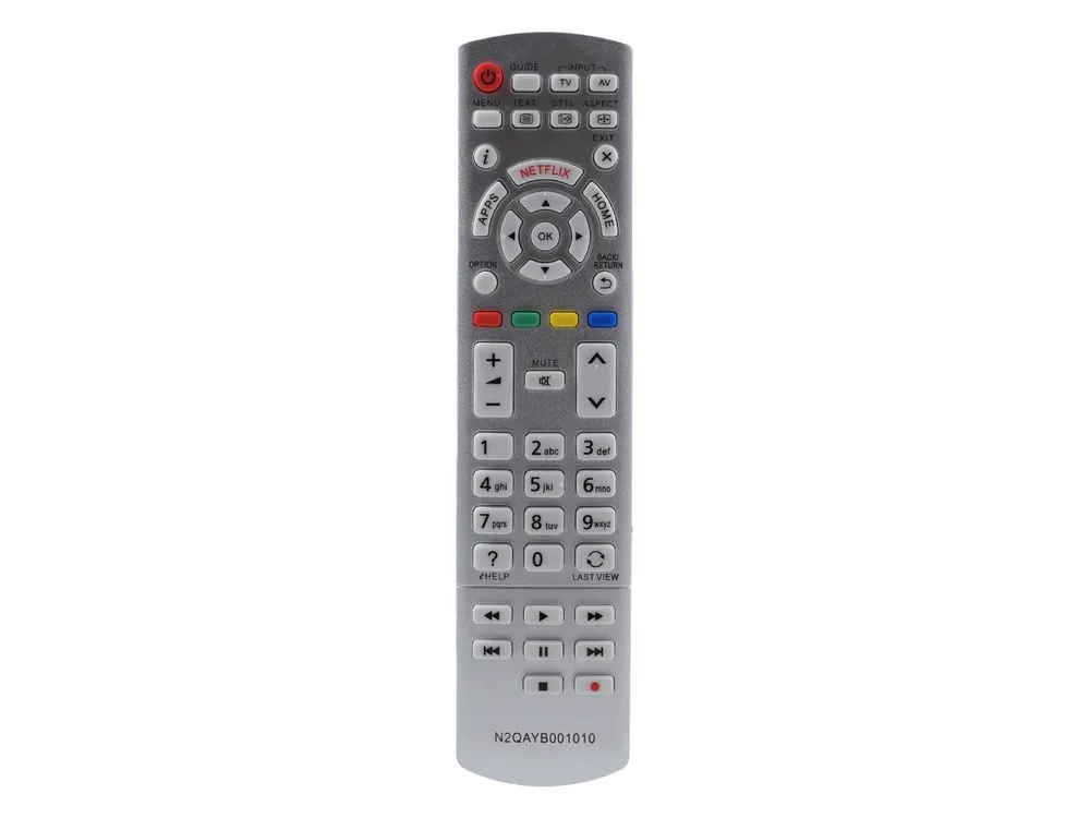 azurano Ersatz für PANASONIC N2QAYB001010, N2QAYB000928, N2QAYB000842 Universal-Smart-TV-Fernbedienung (Pansonic N2QAYB001010 - Ersetzt auch N2QAYB000928 & N2QAYB000842)