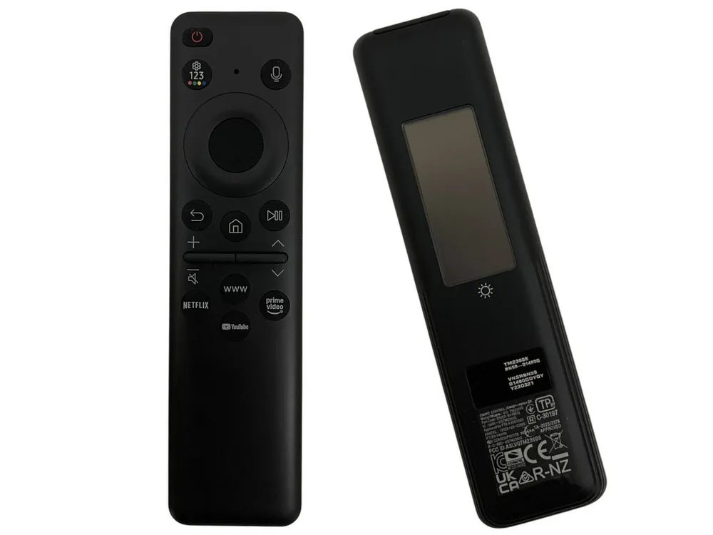azurano Ersatz für SAMSUNG BN59-01480G, TM2360E, Vision AI Voice remote, Universal-Smart-TV-Fernbedienung (Bluetooth, USB-C, Sprachsteuerung, Solar, Streaming-Tasten)