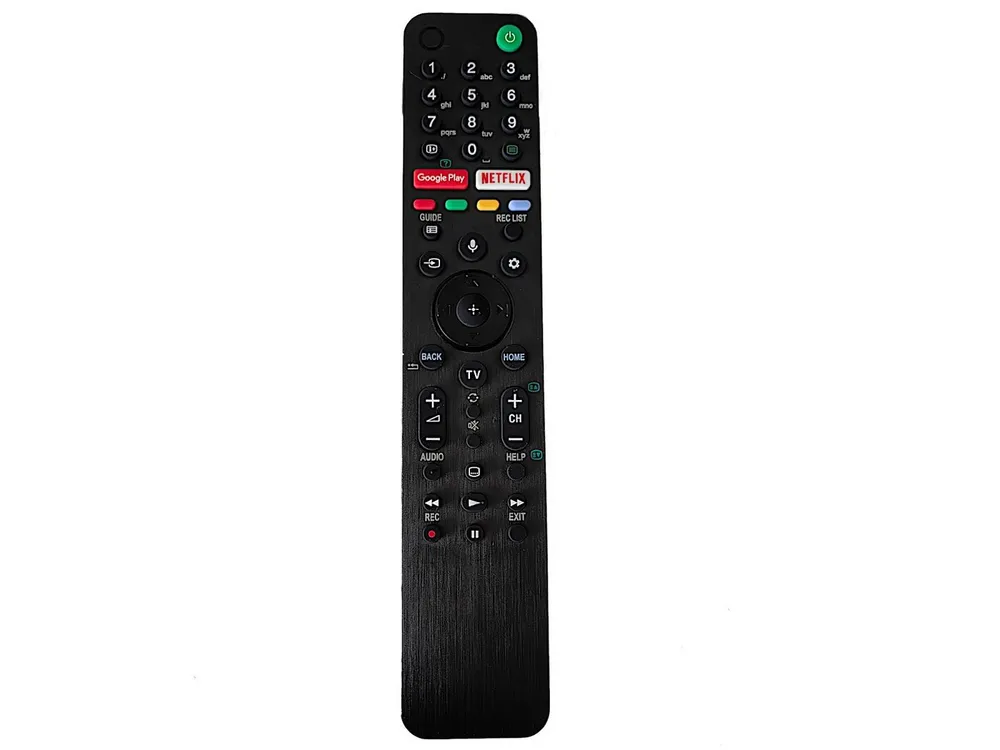 azurano Ersatz für SONY RMF-TX500E, 149355411, 149355414, 149355421, Universal-Smart-TV-Fernbedienung (Bluetooth, Sprachsteuerung, Streaming-Tasten)