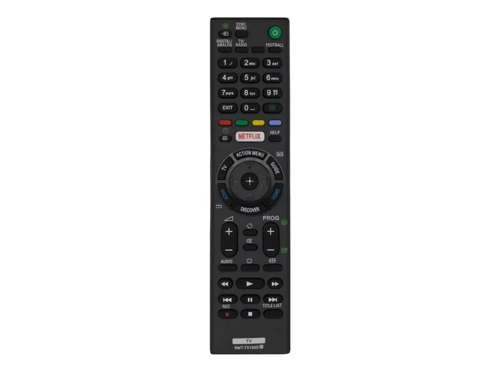 azurano Ersatz für SONY RMT-TX100D, 149296311 Universal-Smart-TV-Fernbedienung