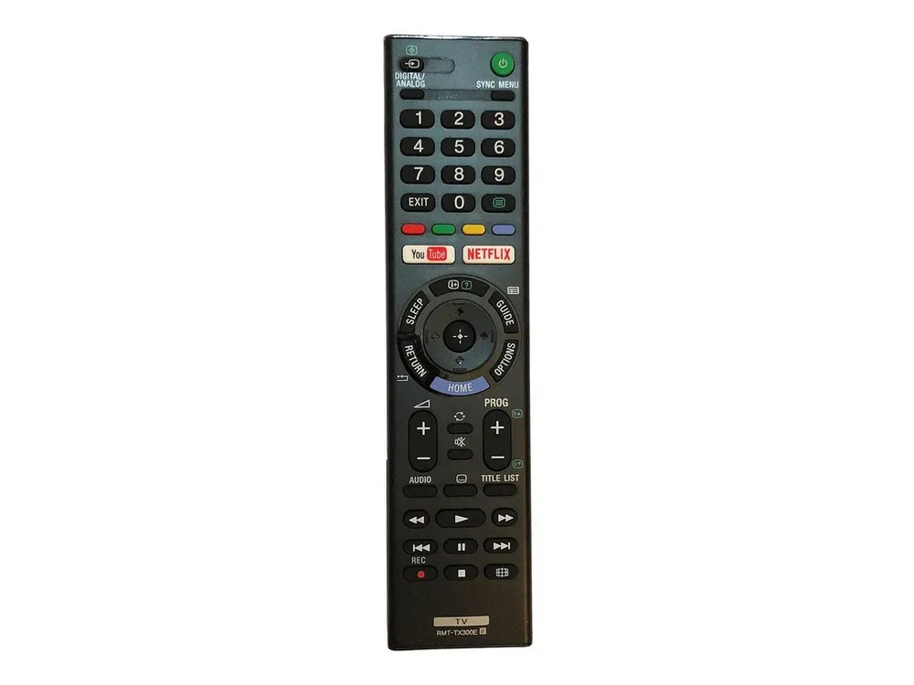 azurano Ersatz für SONY RMT-TX300E, 1-493-314-11 Universal-Smart-TV-Fernbedienung (Direkttasten für Youtube & Netflix)