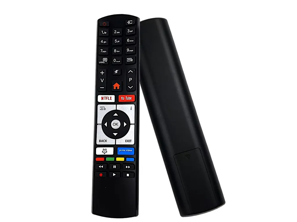azurano Ersatz für TELEFUNKEN RC4318P, RC4318 Universal-Smart-TV-Fernbedienung (Streaming-Tasten)