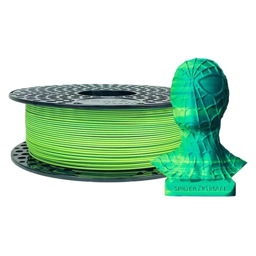 AzureFilm PLA 1,75mm DUAL BLUE - GREEN 1kg 3D FILAMENT