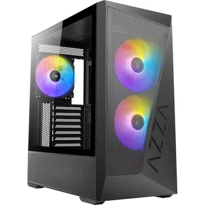 PC-Gehäuse Azza Reaver 225K01 Midi Tower ATX ARGB Gehärtetes Glas