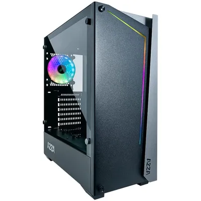 Azza Apollo 430 Hartglas USB 3.0 Schwarz/Grau