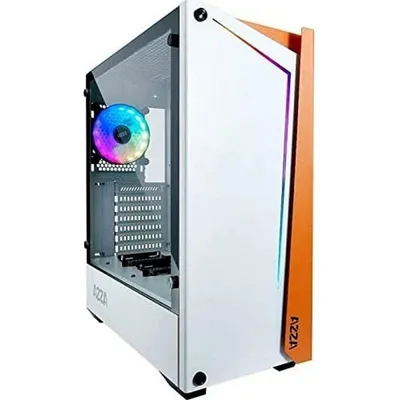 Azza Apollo 430 Hartglas USB 3.0 Weiß/Orange
