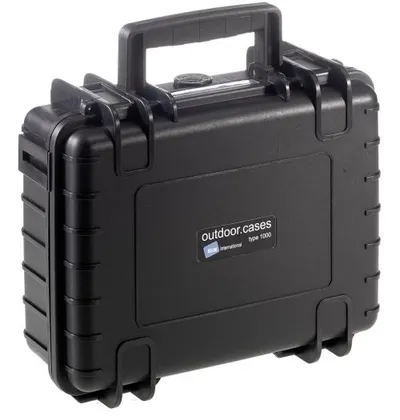 B&W Case Type 1000 RPD schwarz mit Facheinteilung